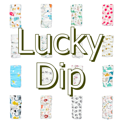 LUCKY DIP Muslin Swaddle Blanket